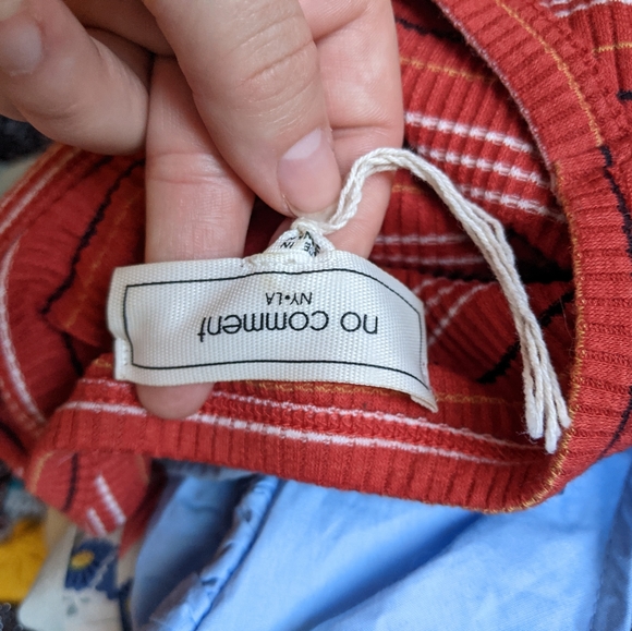 Red Striped Lettuce Short Sleeve Tee Dress - Picture 12 of 12